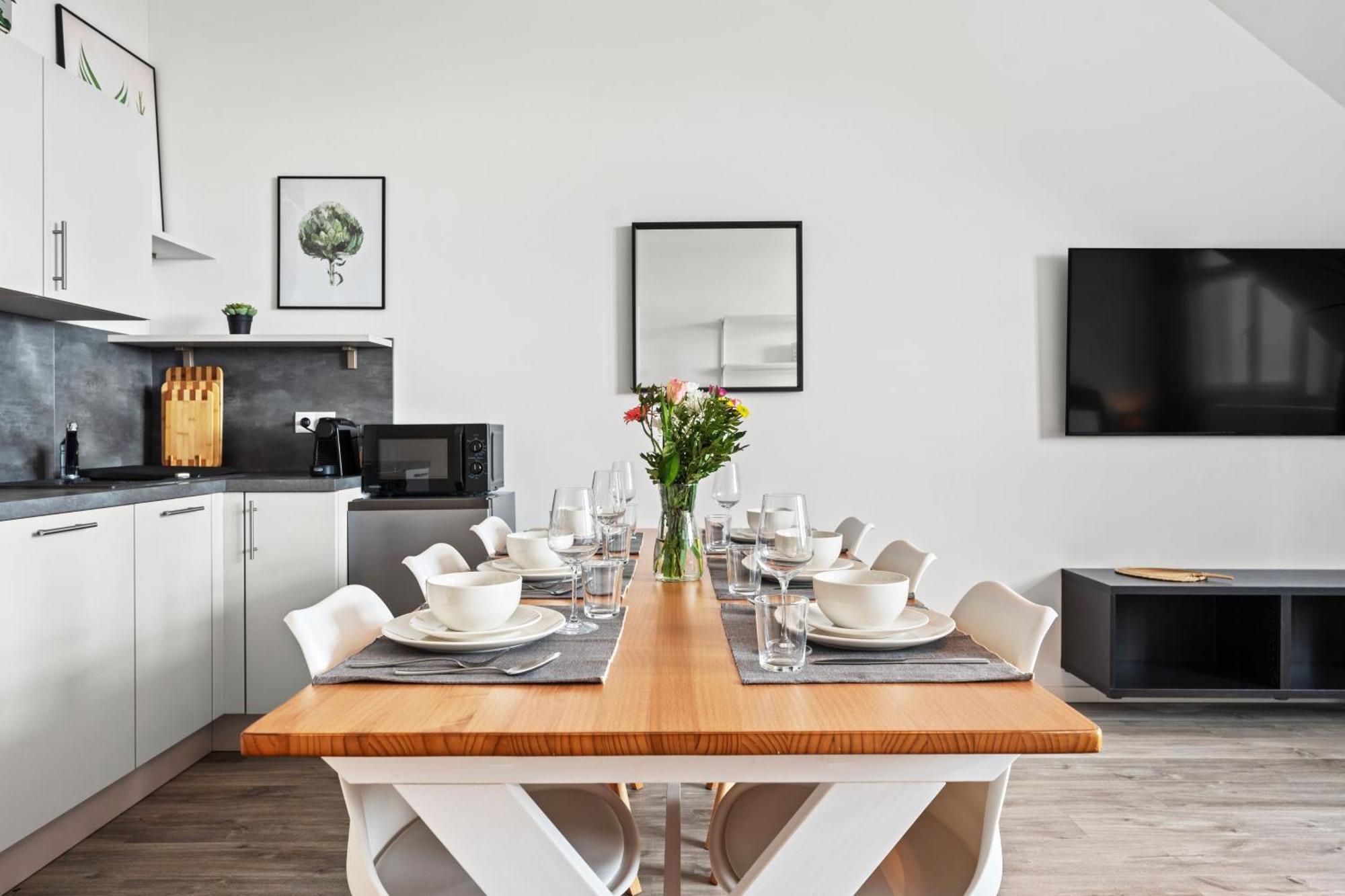 Mint Apartment Ueber Der Stadt Parken Kueche Wifi 베를린 외부 사진